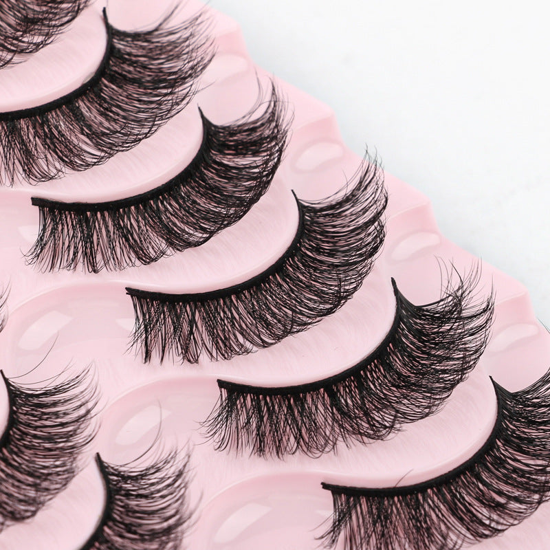 7D Dense 10 Piece Mink Hair Eyelashes