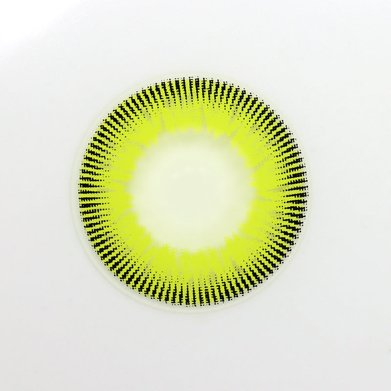 Alsephina Yellow Coloured Contact Lenses Secondary image