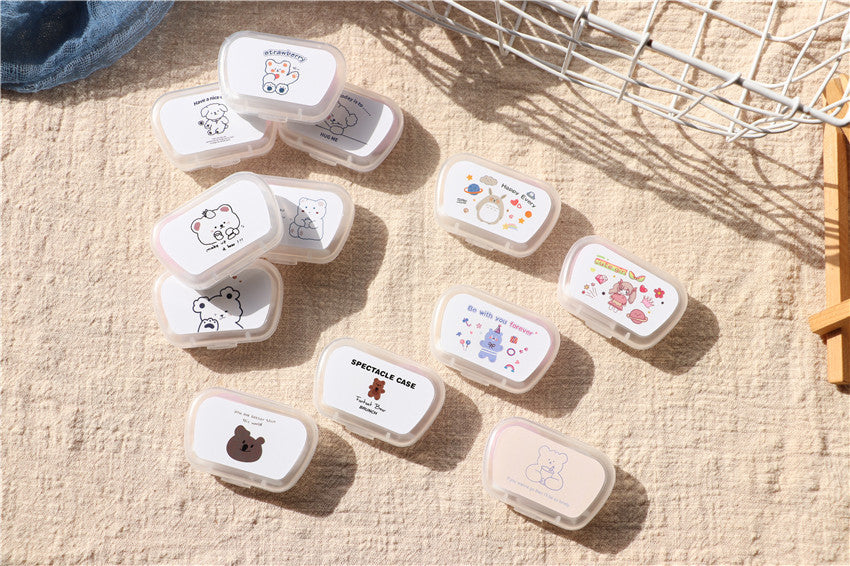 Portable Colored Contact Lens Case