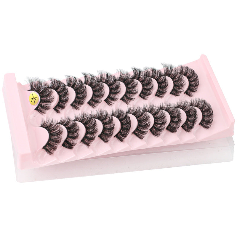 7D Dense 10 Piece Mink Hair Eyelashes