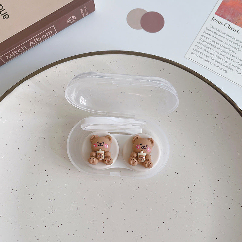 Solid Colored Contact Lens Case