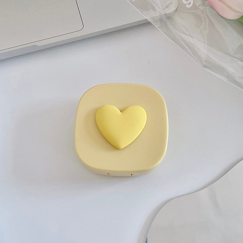 Sweetheart Macaron Colored Contact Lens Case