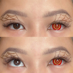 Cosplay Chainsaw Man Power Colored Contact Lenses