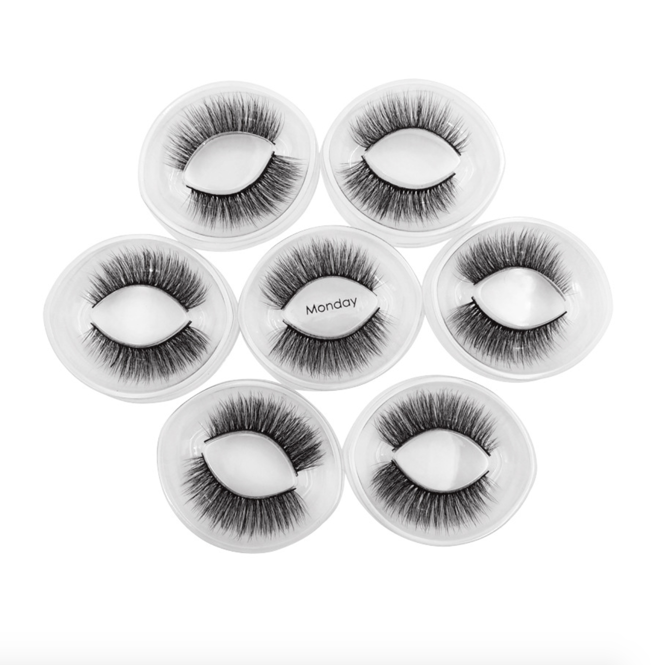 Monday 7 Piece Mink Hair Eyelashes