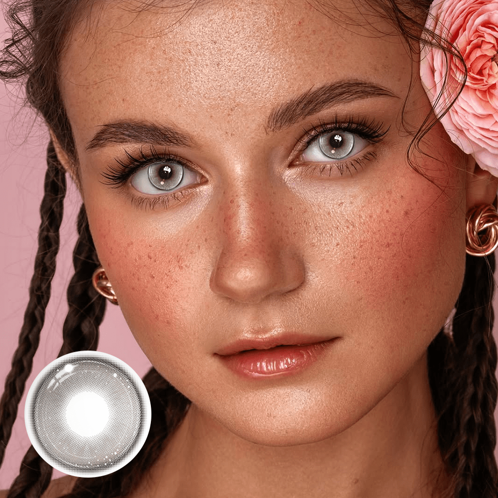 Calytrix Gray Coloured Contact Lenses Secondary image
