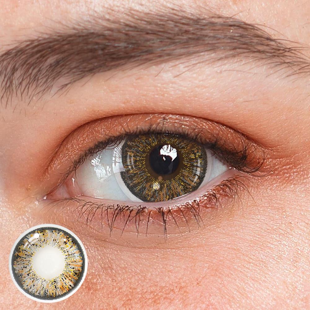Carnelian Brown Coloured Contact Lenses - BEAUEYE (UK) Main image