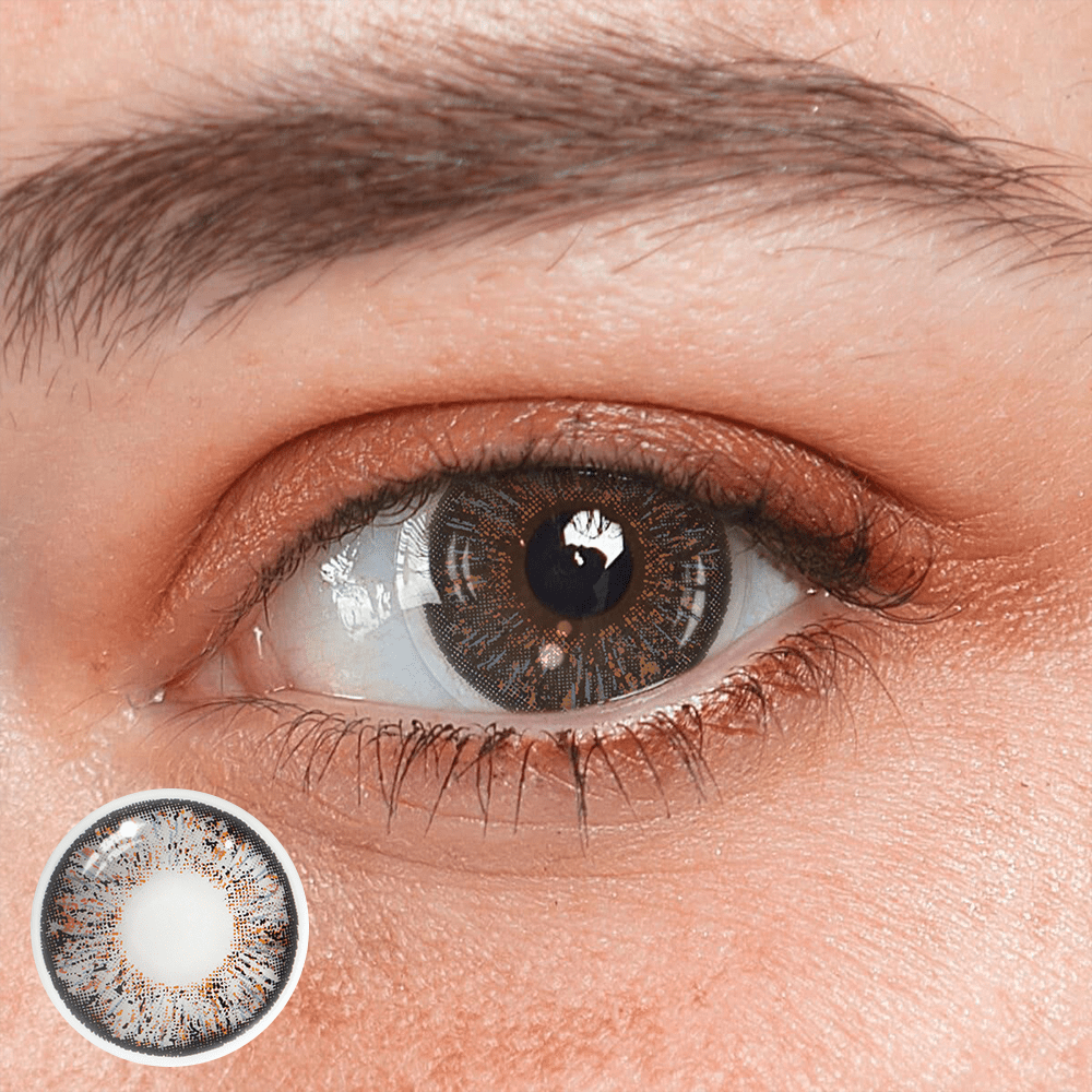 Carnelian Gray Coloured Contact Lenses - BEAUEYE (UK) Main image