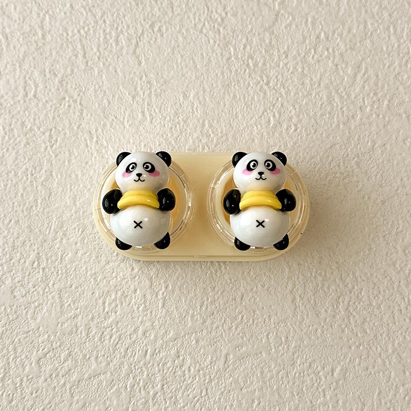 Cartoon Bear Colored Contact Lens Case - BEAUEYE (UK)