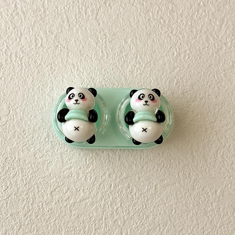 Cartoon Bear Colored Contact Lens Case - BEAUEYE (UK)