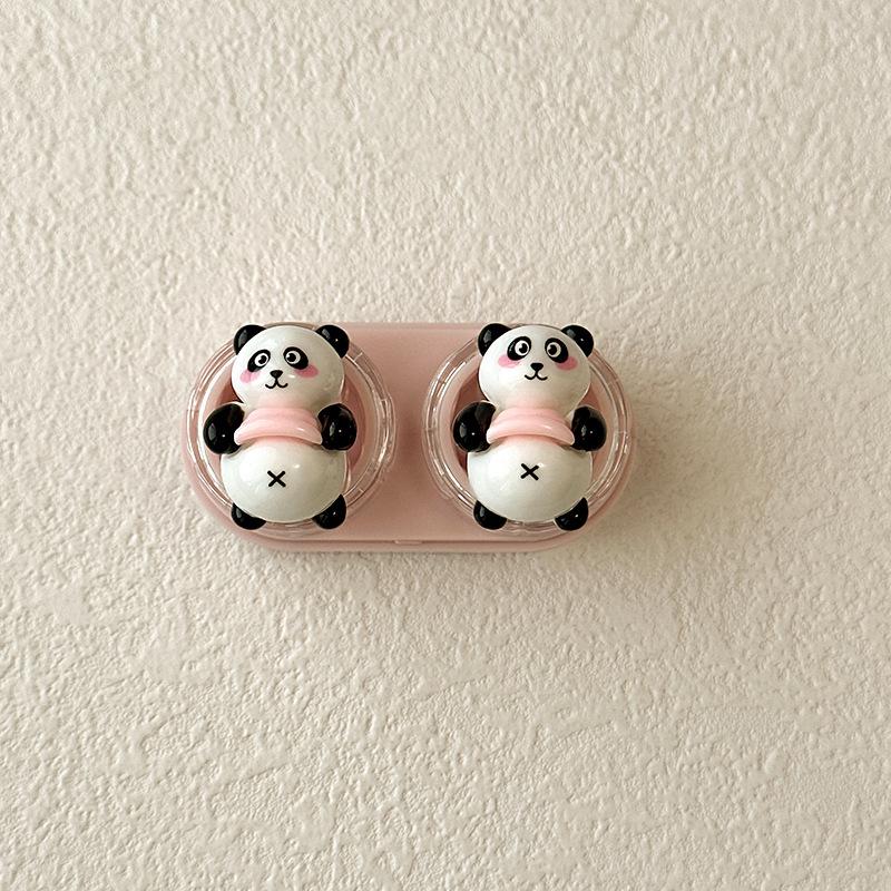 Cartoon Bear Colored Contact Lens Case - BEAUEYE (UK)