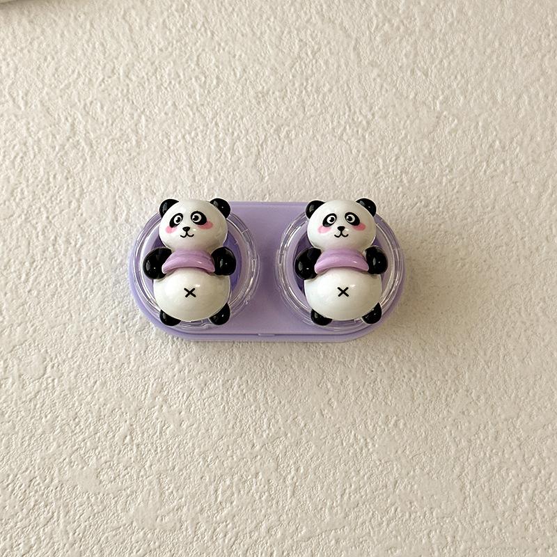 Cartoon Bear Colored Contact Lens Case - BEAUEYE (UK)