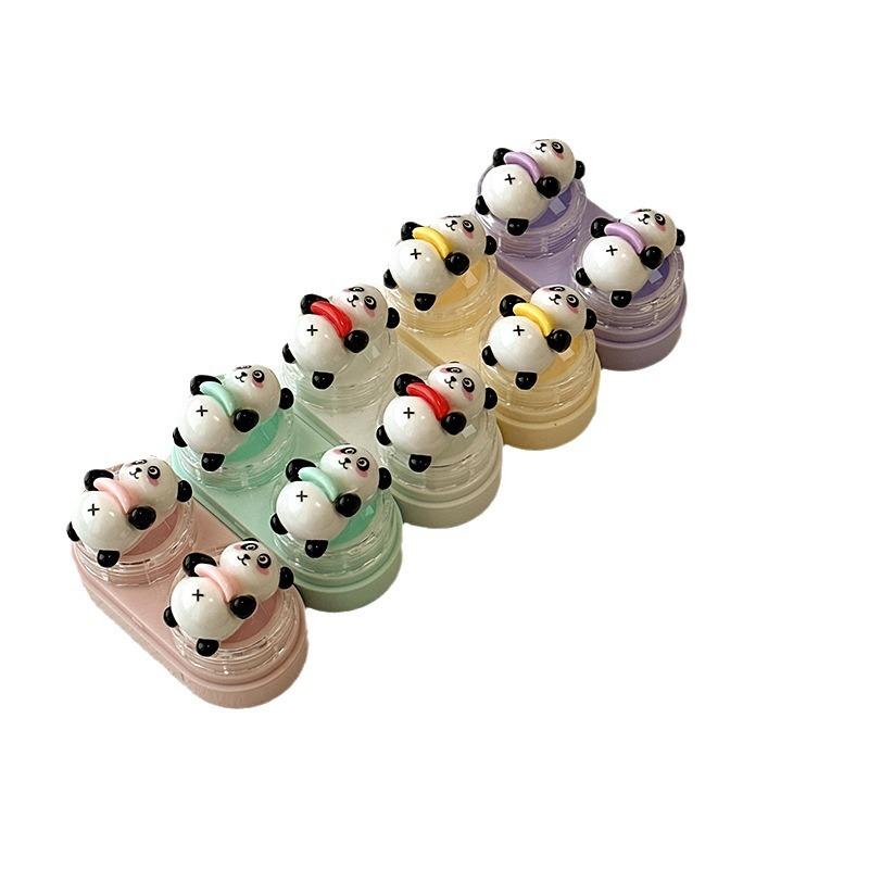 Cartoon Bear Colored Contact Lens Case - BEAUEYE (UK)