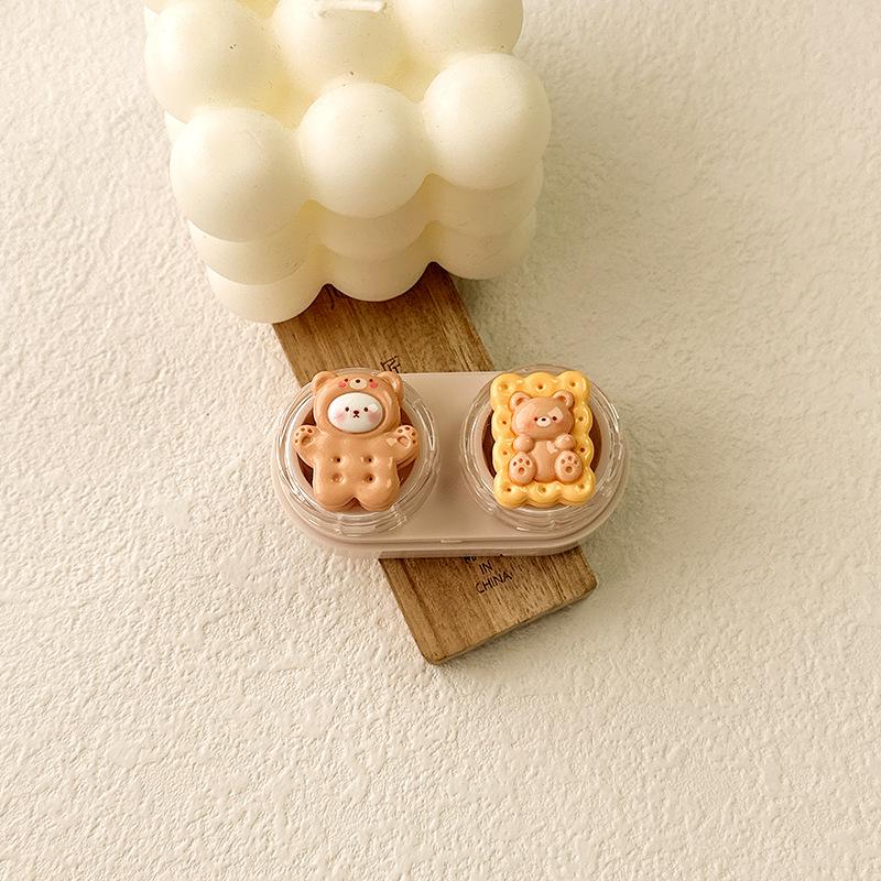 Cartoon Bear Rabbit Colored Contact Lens Case - BEAUEYE (UK)