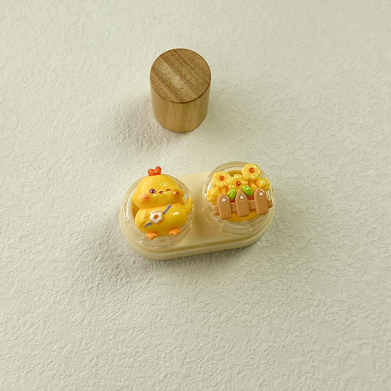 Cartoon Portable Colored Contact Lens Case - BEAUEYE (UK)