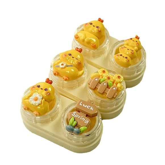 Cartoon Portable Colored Contact Lens Case - BEAUEYE (UK)