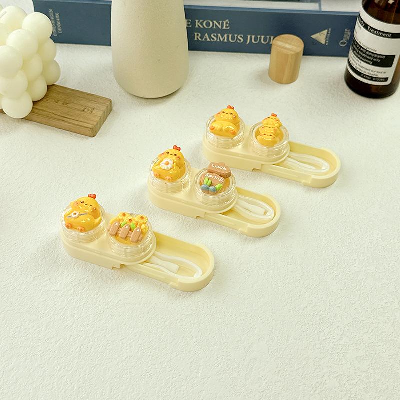 Cartoon Portable Colored Contact Lens Case Secondary image