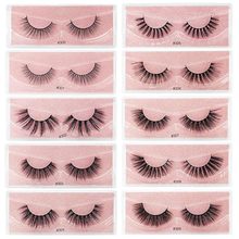 3D Cat Eye 10 Piece Mink Hair Eyelashes