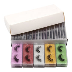 3D  Mixed Colors And Mixed Models  10 Piece  Mink Hair Eyelashes