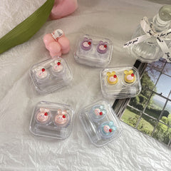 Mini Rabbit Colored Contact Lens Case