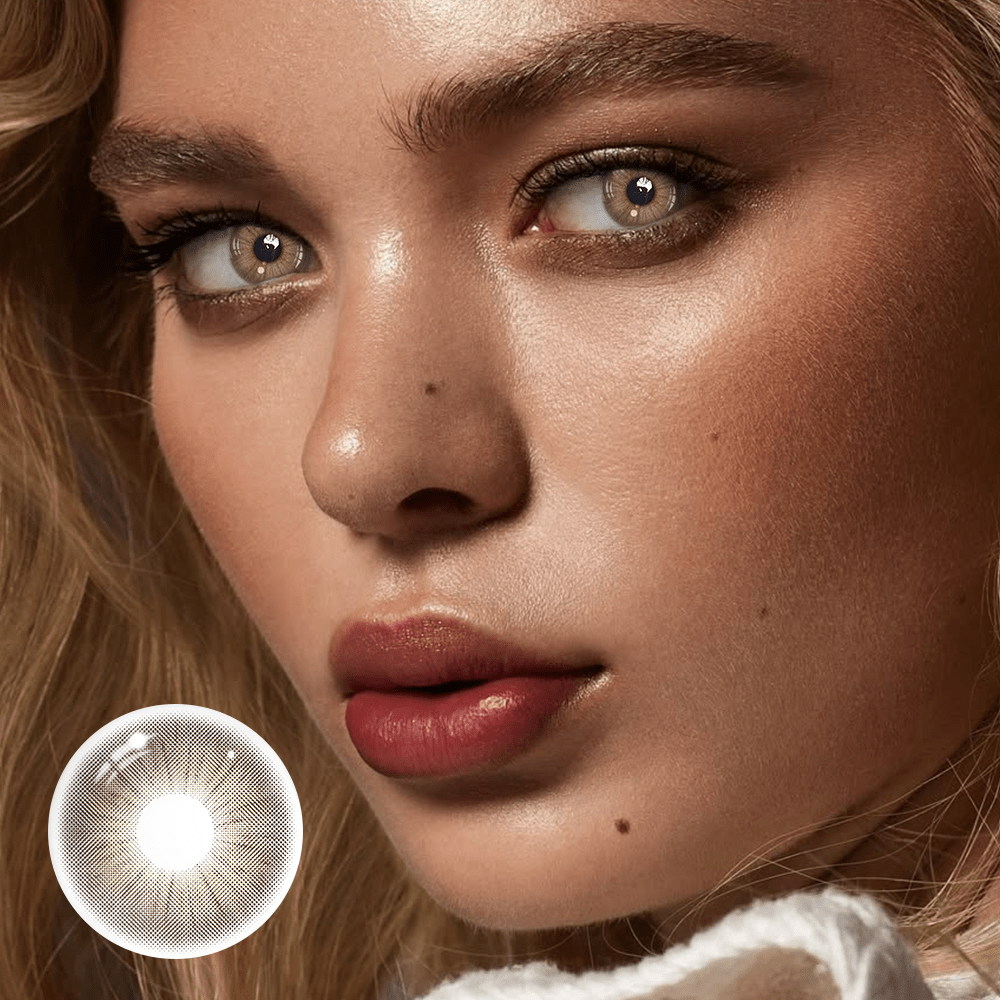 Claudina Brown Coloured Contact Lenses Secondary image