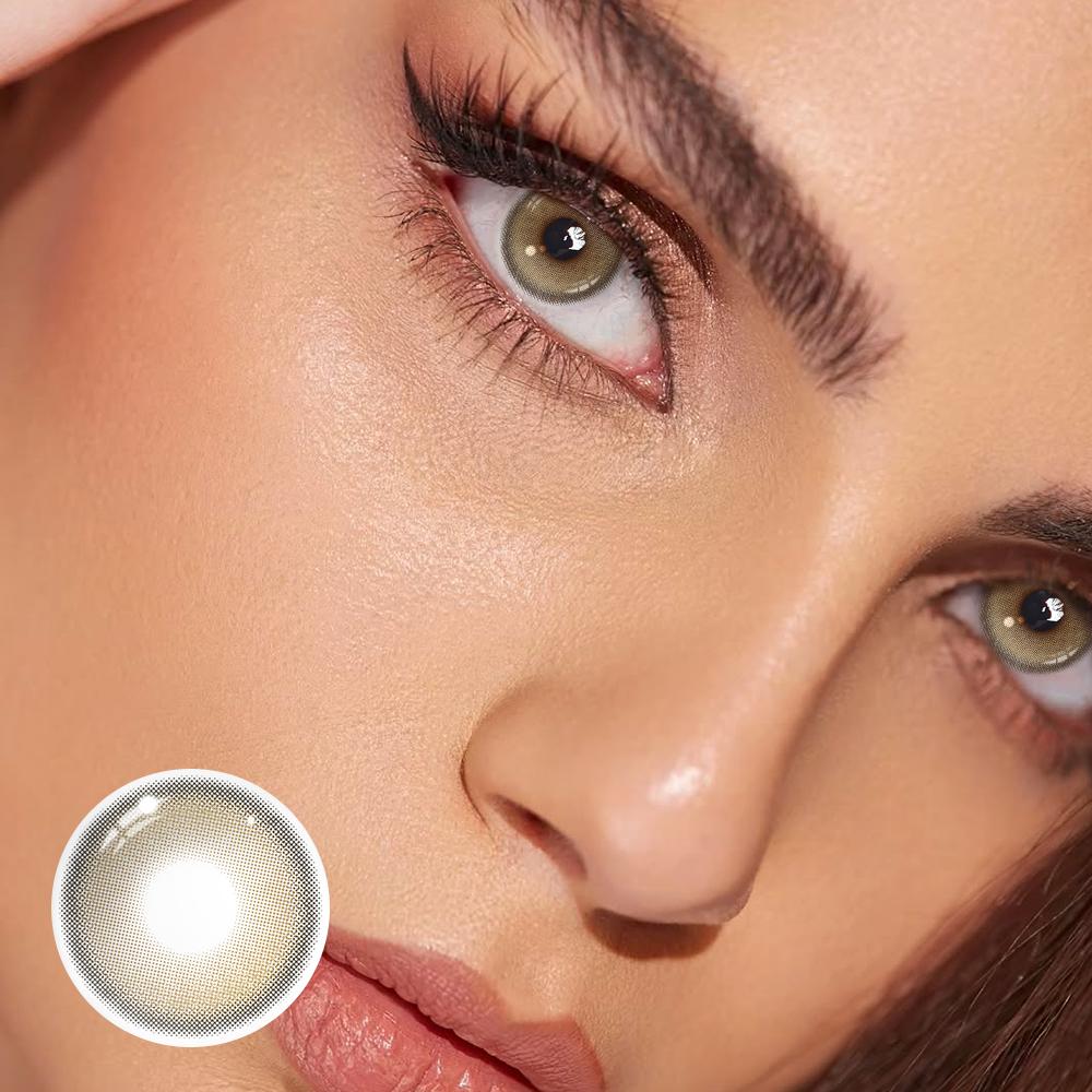 Collins Bejeweled Brown Coloured Contact Lenses Secondary image