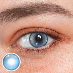Cosplay Ethereal Blue Coloured Contact Lenses