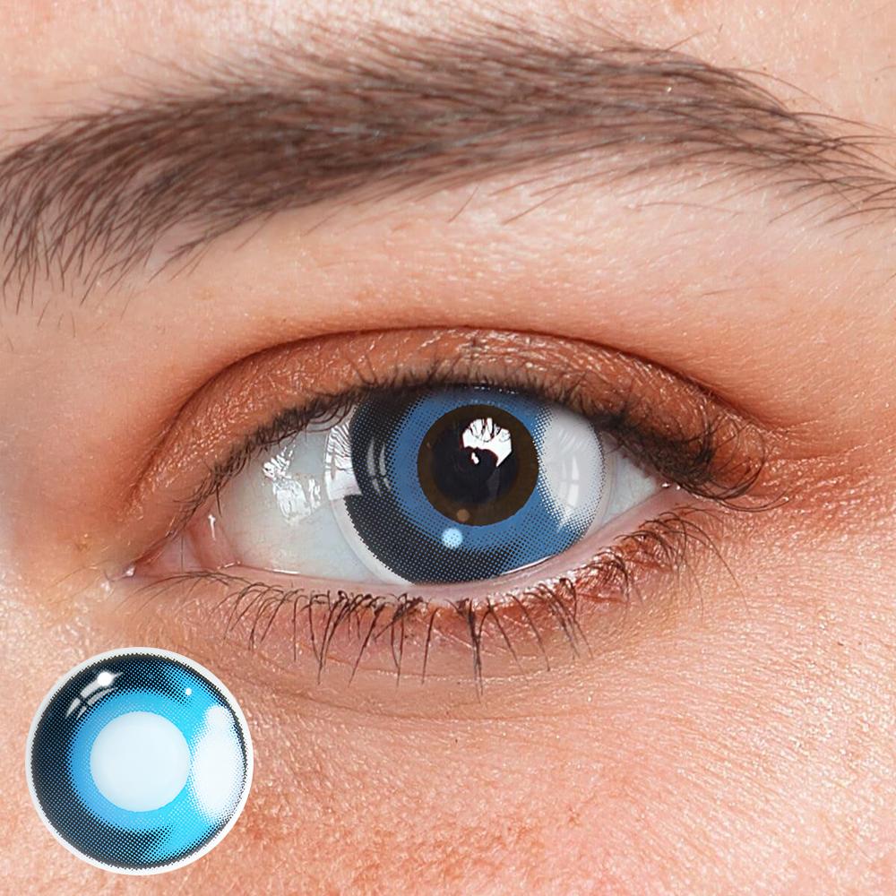 Cosplay Agate Blue Coloured Contact Lenses - BEAUEYE (UK) Main image