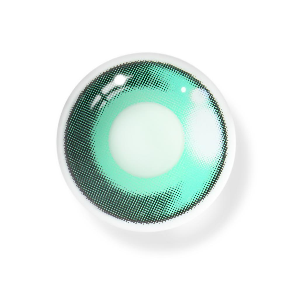 Cosplay Agate	Green Coloured Contact Lenses Secondary image