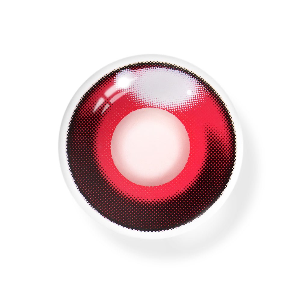 Cosplay Agate Red Coloured Contact Lenses Secondary image