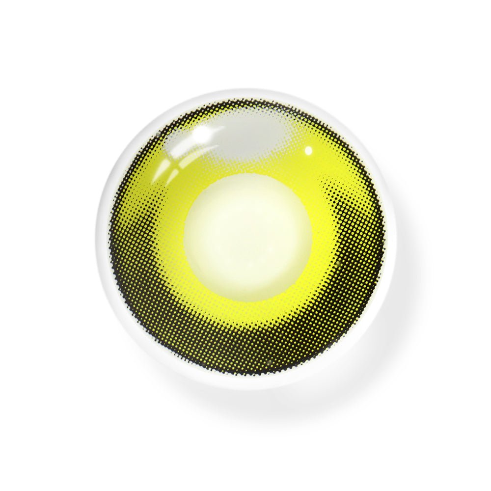 Cosplay Agate Yellow Coloured Contact Lenses Secondary image
