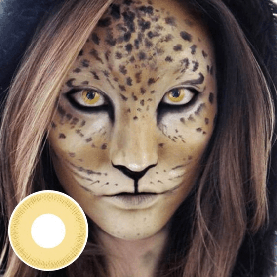 Cosplay Avatar yellow Coloured Contact Lenses - BEAUEYE (UK) Main image