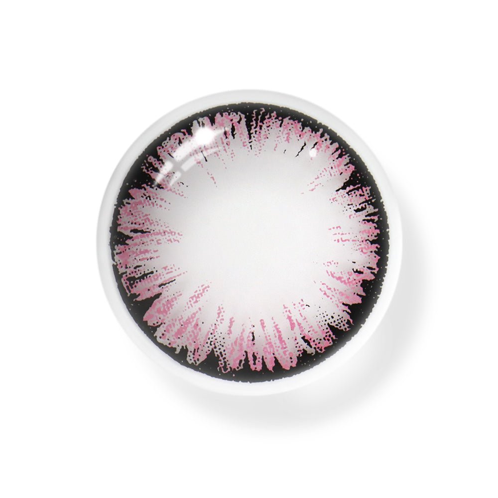 Cosplay Big Eye Girl Pink Prescription Coloured Contact Lenses Secondary image