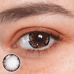 Cosplay Big Eye Girl Pink Prescription Coloured Contact Lenses - BEAUEYE (UK)