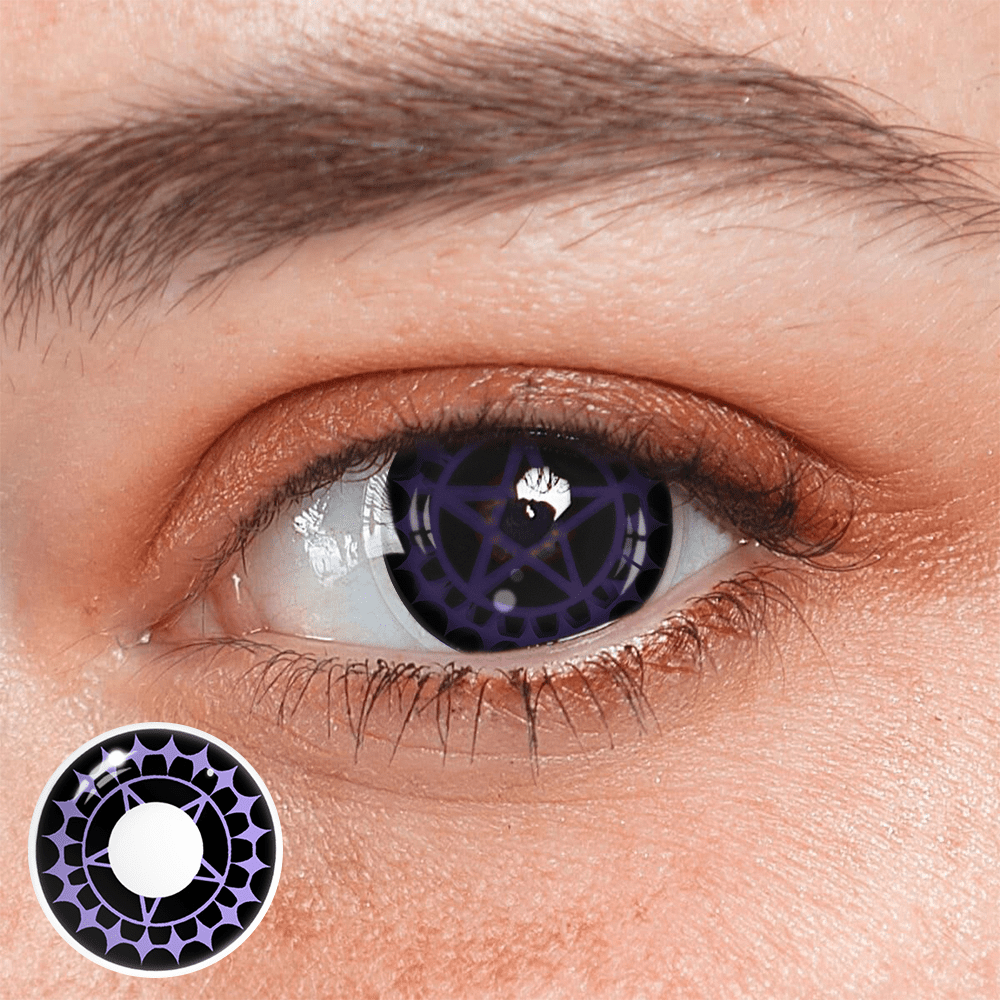 Cosplay Black Butler Light Purple Coloured Contact Lenses - BEAUEYE (UK) Main image