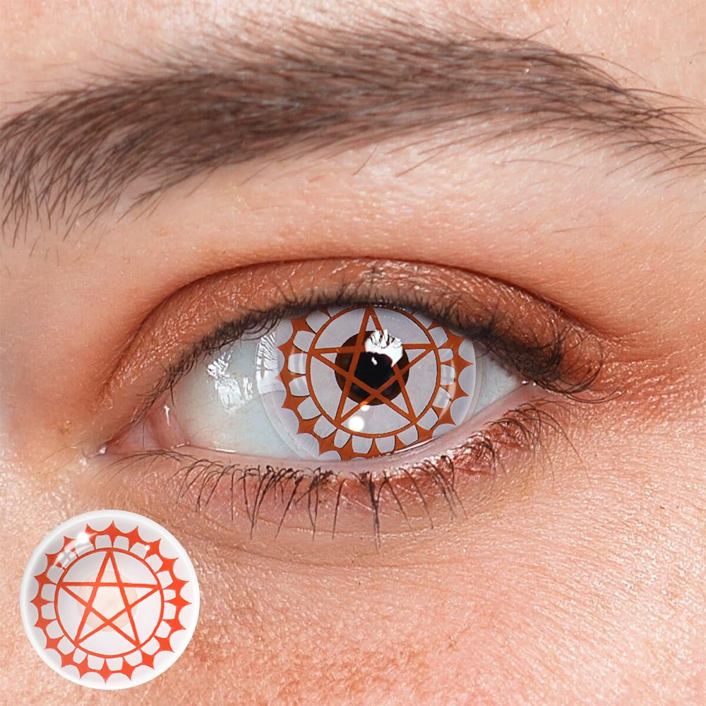 Cosplay Black Butler Red Coloured Contact Lenses - BEAUEYE (UK) Main image
