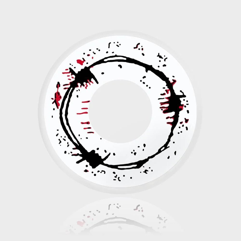 Cosplay Blood Black Circle Coloured Contact Lenses Secondary image