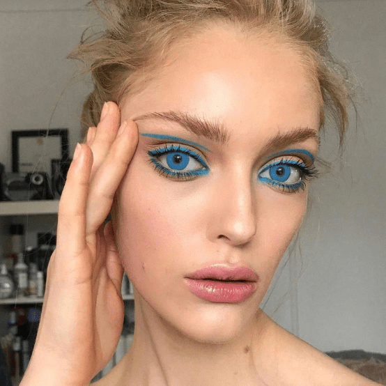 Cosplay Blue Manson Coloured Contact Lenses - BEAUEYE (UK) Main image