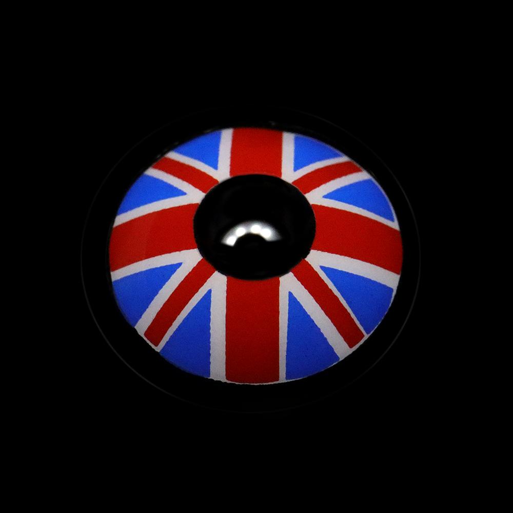 Cosplay Britain Flag Blue Coloured Contact Lenses - BEAUEYE (UK)
