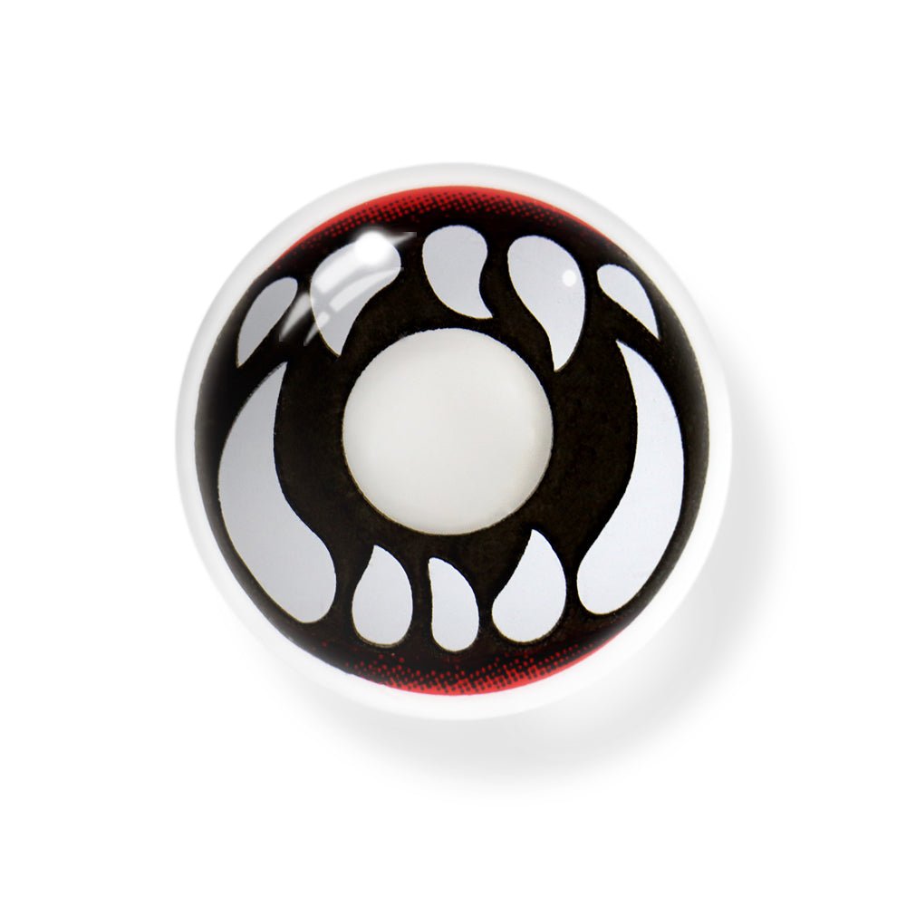 Cosplay Bucktooth White Coloured Contact Lenses Secondary image