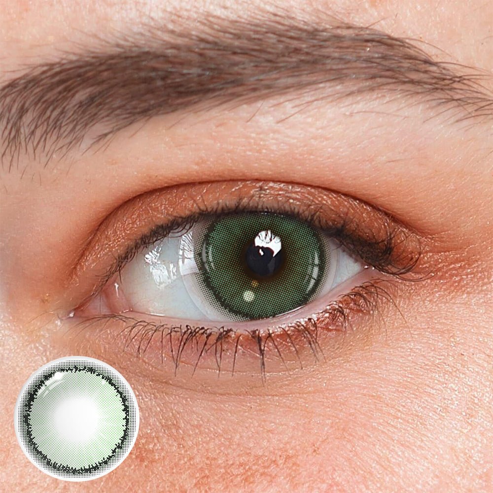 Cosplay Cartoon Eye Green Coloured Contact Lenses - BEAUEYE (UK) Main image