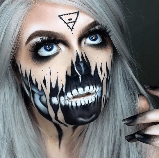 Cosplay Cat Eye Blue Coloured Contact Lenses - BEAUEYE (UK) Main image