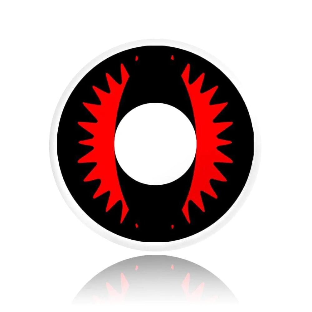 Cosplay Wild Cat Eye Red Coloured Contact Lenses Secondary image