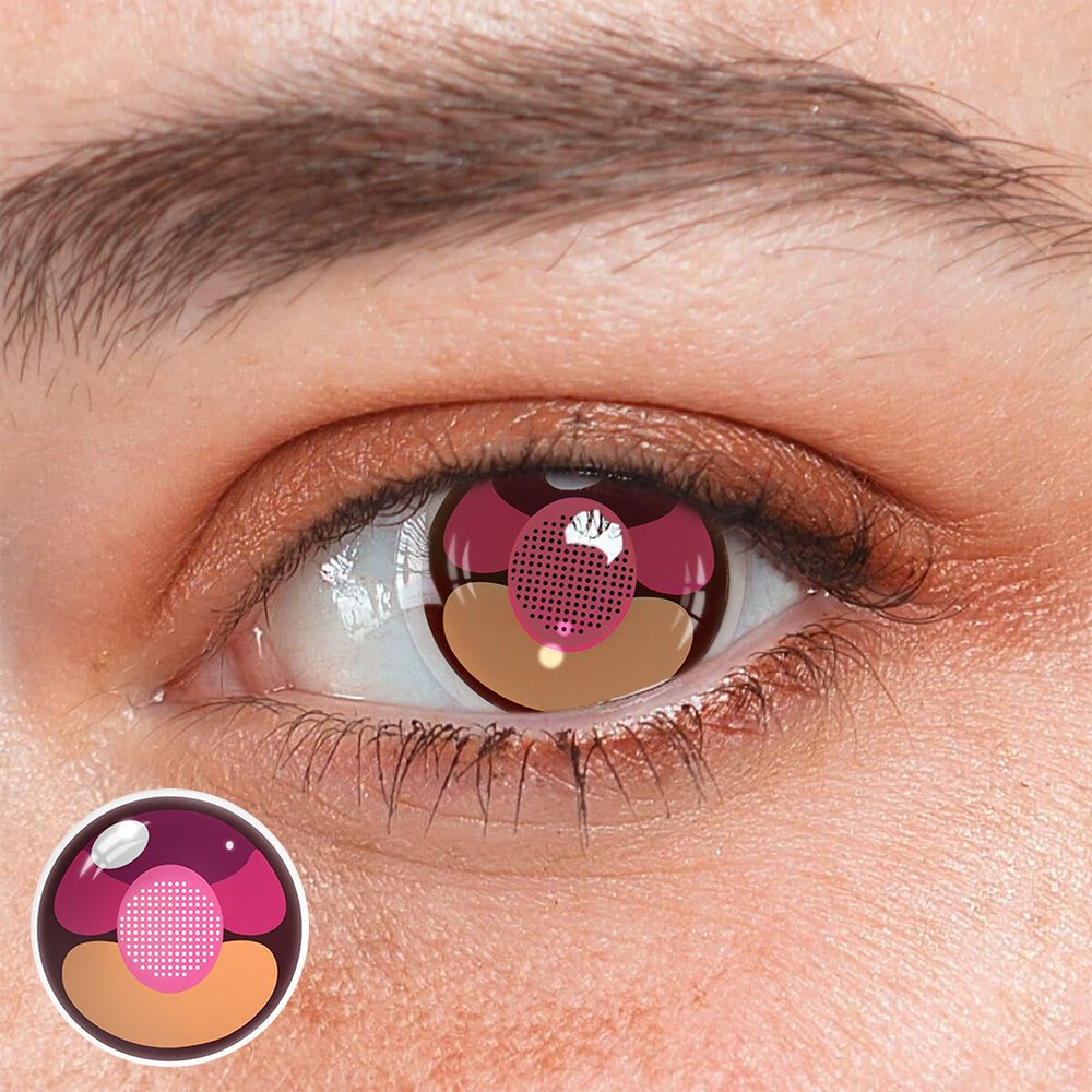 Cosplay Cherry Cat Purple Coloured Contact Lenses - BEAUEYE (UK) Main image