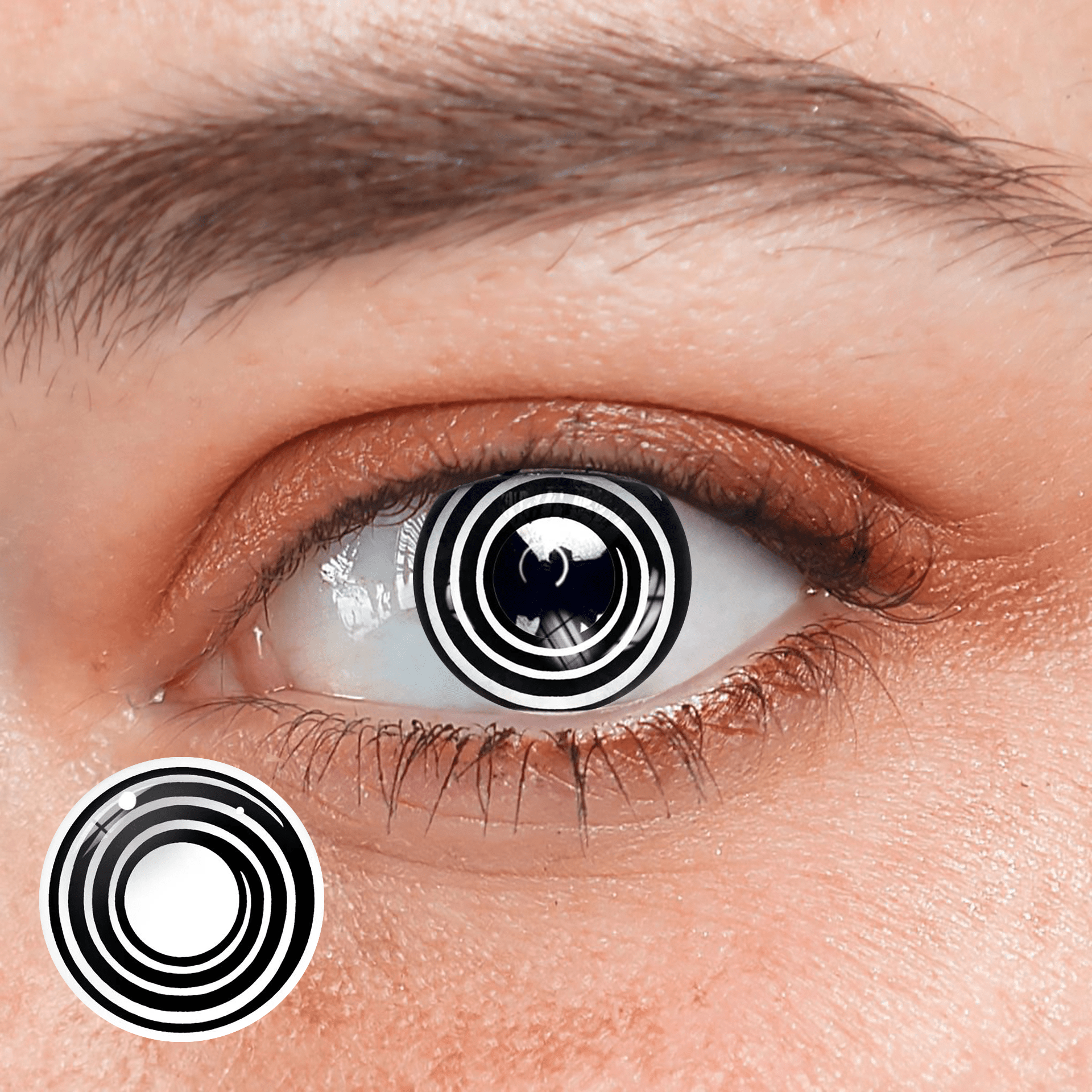 Cosplay Circle Black Contact Lenses - BEAUEYE (UK)