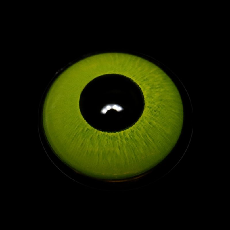 Cosplay Circle Line Yellow Coloured Contact Lenses Secondary image