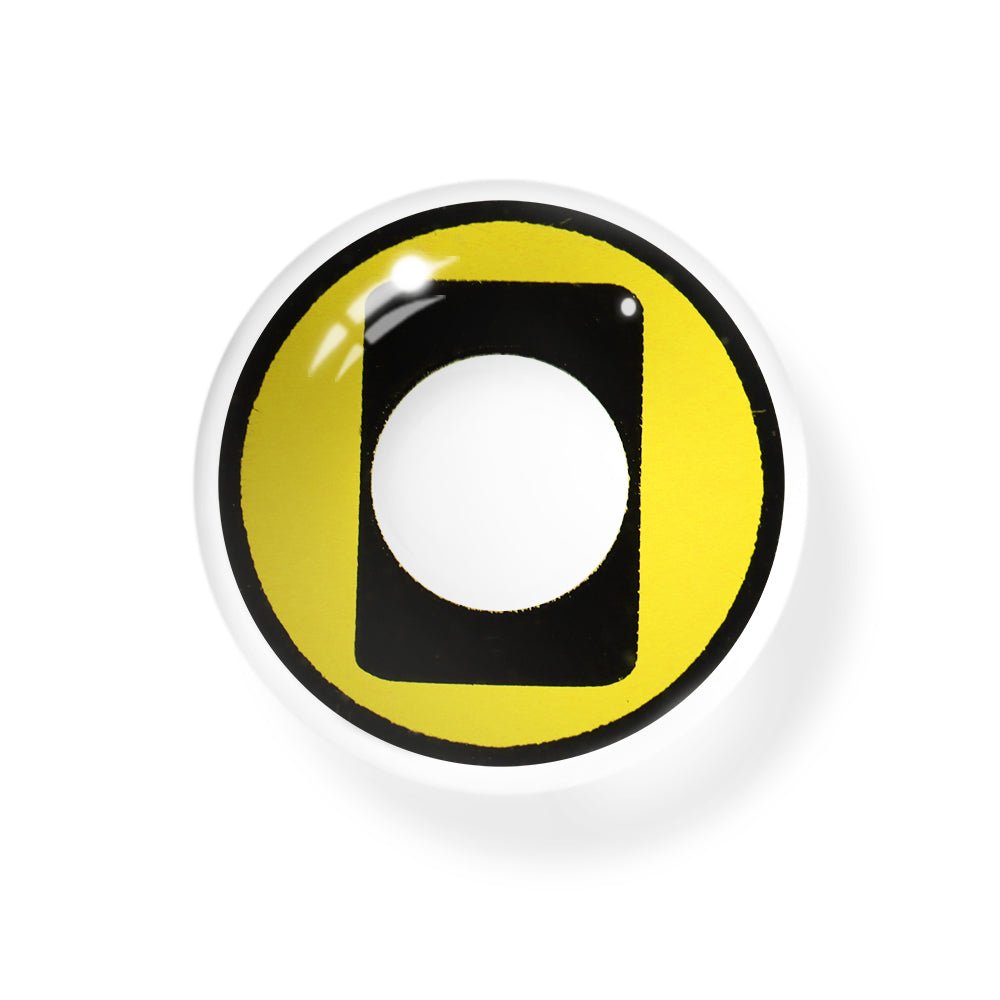Cosplay Circus Yellow Coloured Contact Lenses Secondary image