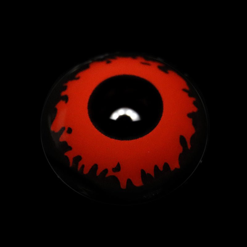 Cosplay Demonlord Mammon Red Coloured Contact Lenses Secondary image
