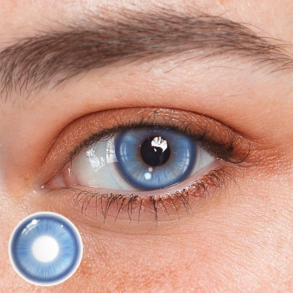 Cosplay Fairy Blue Coloured Contact Lenses - BEAUEYE (UK) Main image