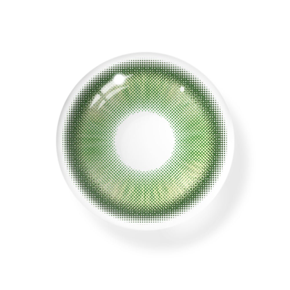 Cosplay Fairy Green Coloured Contact Lenses Secondary image