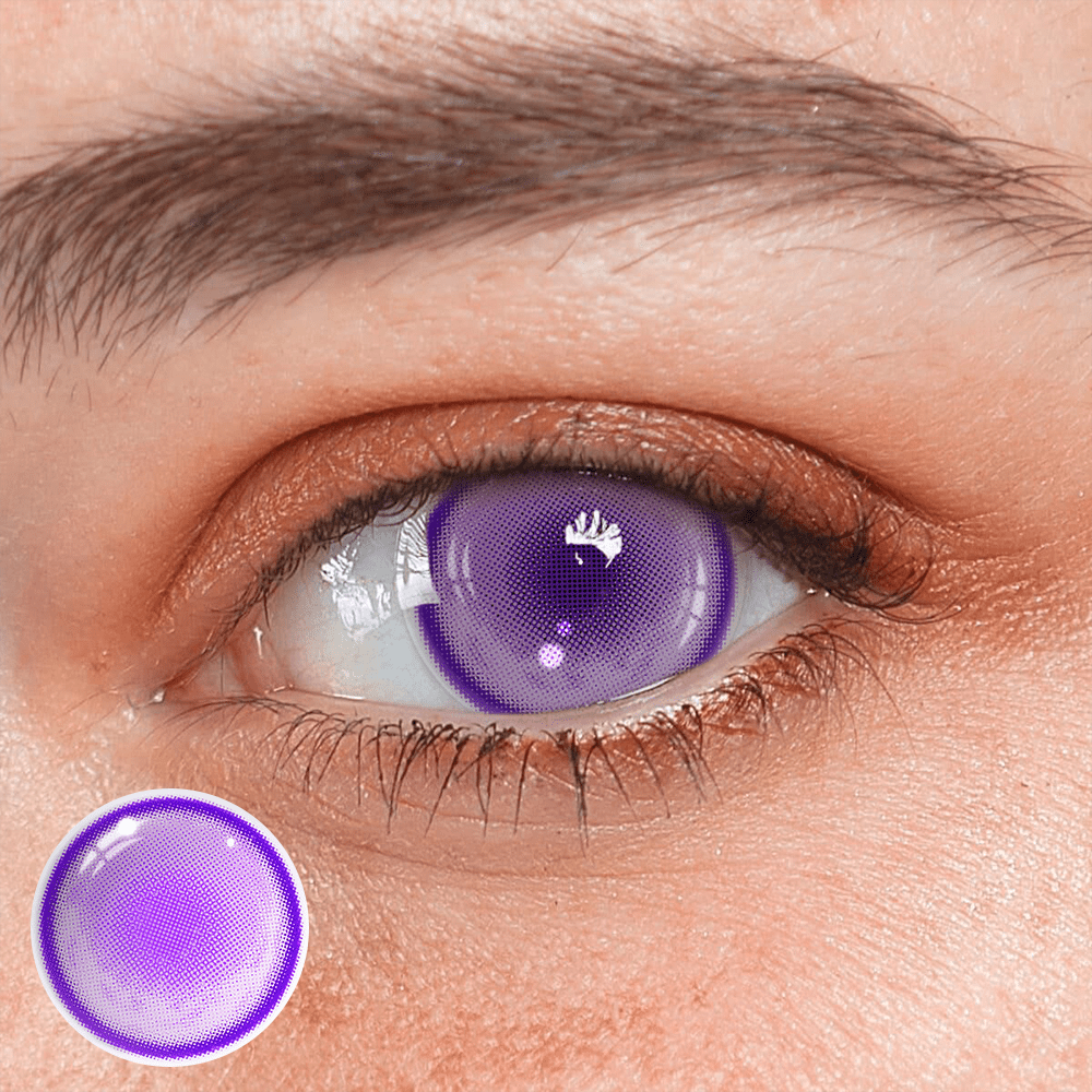 Cosplay Fairy Purple Coloured Contact Lenses - BEAUEYE (UK) Main image